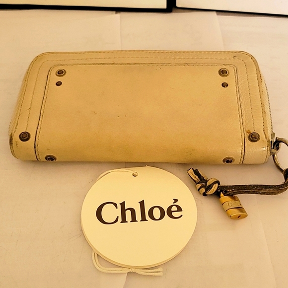 Orchid Flower Chloe Zip Around Wallet Wristlet